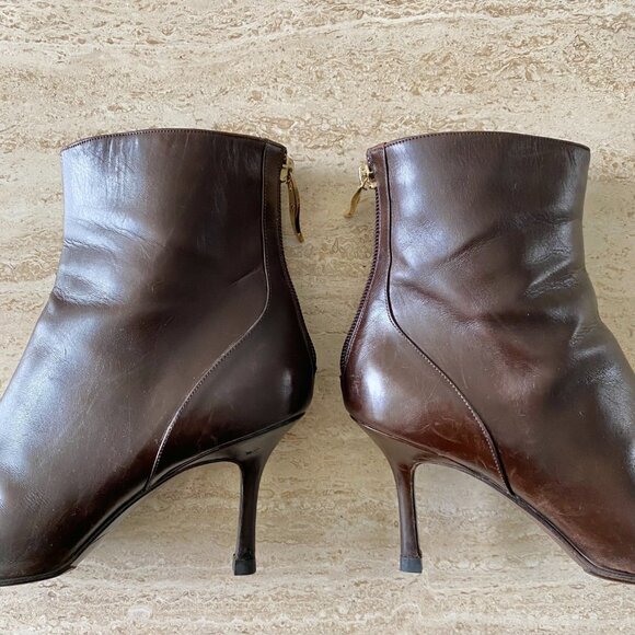 Vintage Chanel Mesh CC Ankle Boots - Picture 6 of 9